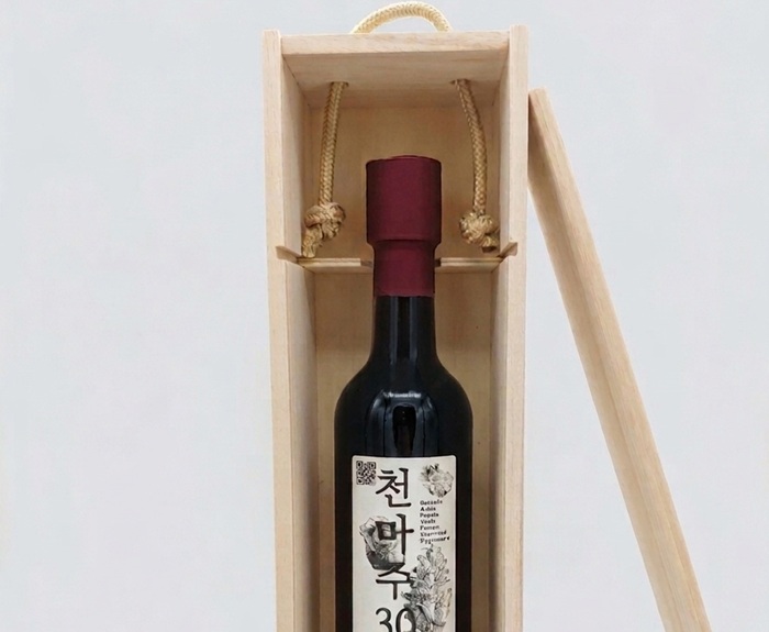 천마주 원목 선물 박스